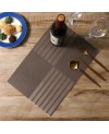 Brown Strips Table Mat